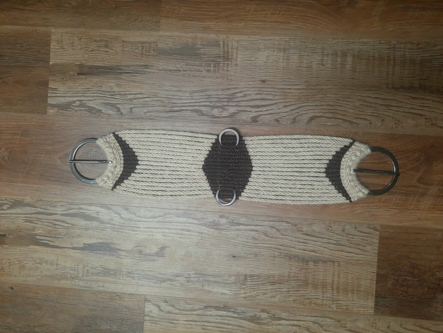 26" Straight cinch Natural/Dark Brown