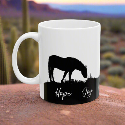 Western Horse Ceramic Mug, (11oz, 15oz) - Free Shipping