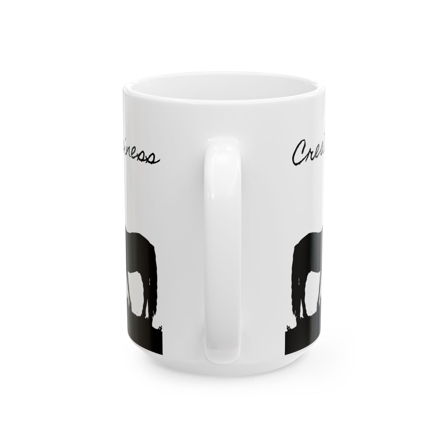 Western Horse Ceramic Mug, (11oz, 15oz) "Create Your Own Kind of Happiness"