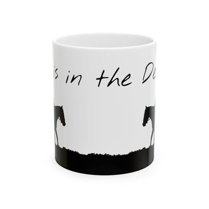 GOD is in the Details Ceramic Mug, (11oz, 15oz) - Free Shipping