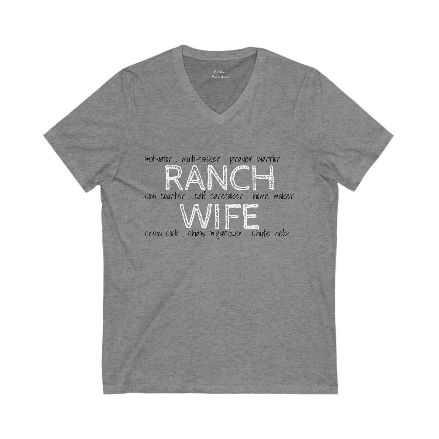 Ranch Wife V-Neck T-Shirt - Free Shipping