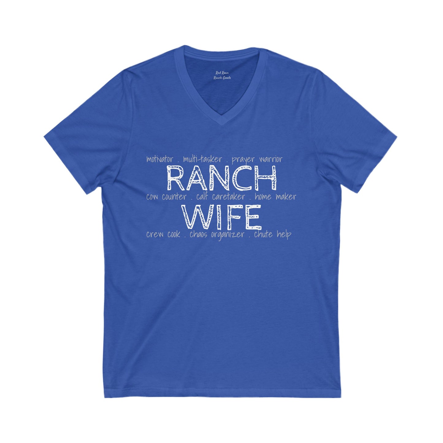 Ranch Wife V-Neck T-Shirt - Free Shipping