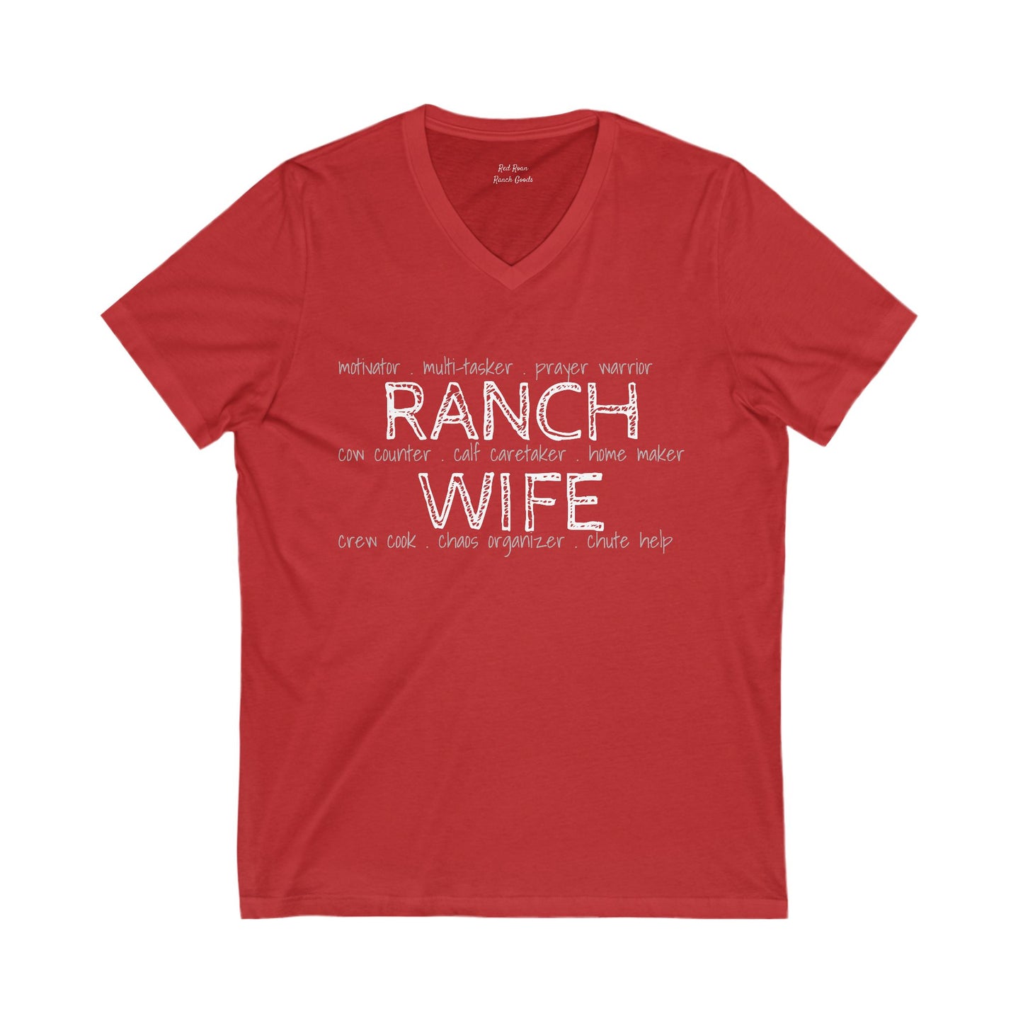 Ranch Wife V-Neck T-Shirt - Free Shipping