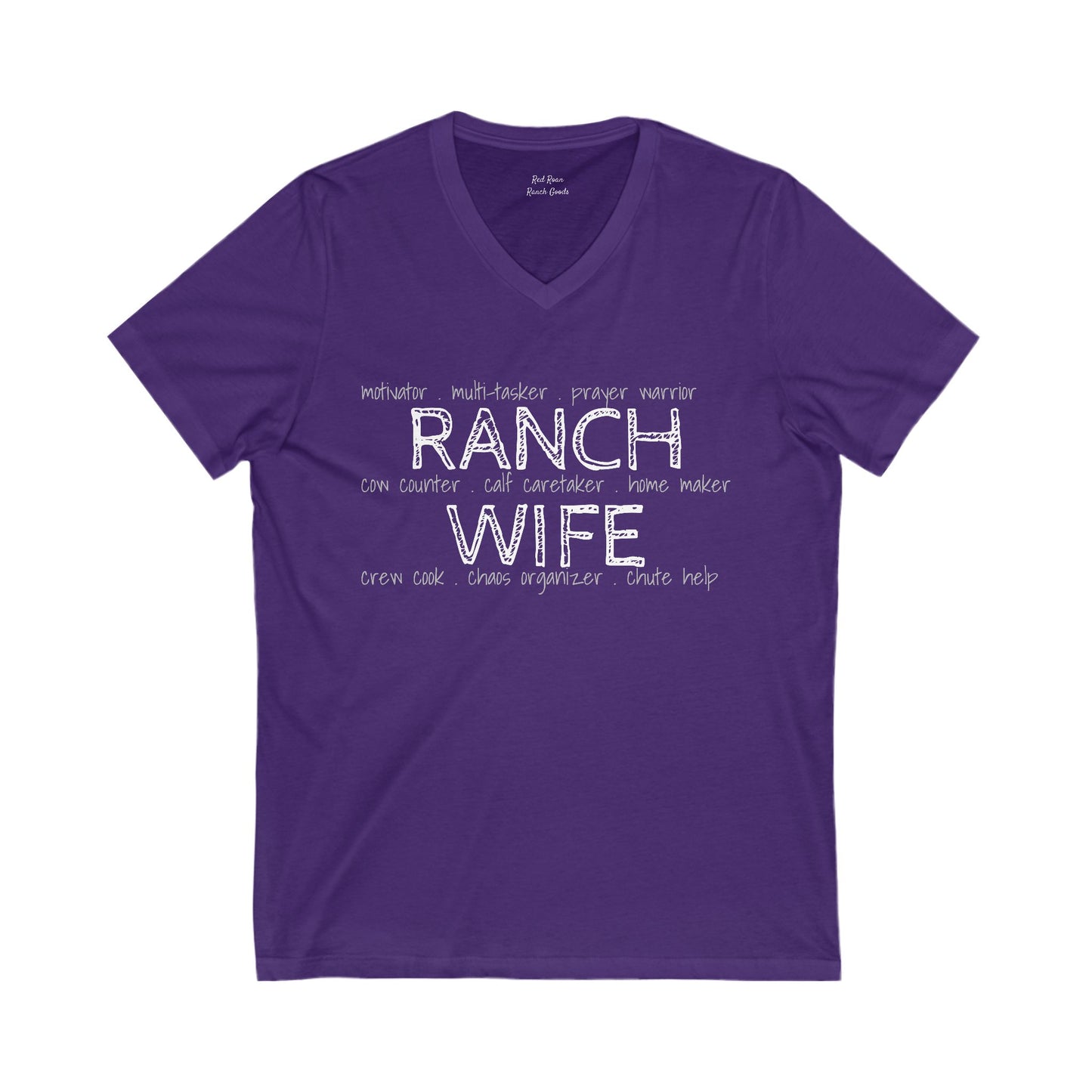 Ranch Wife V-Neck T-Shirt - Free Shipping