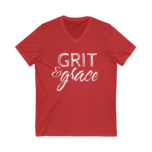 Grit & Grace V-Neck T-Shirt - Free Shipping