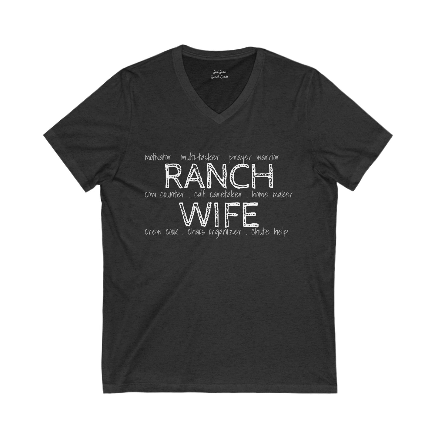 Ranch Wife V-Neck T-Shirt - Free Shipping