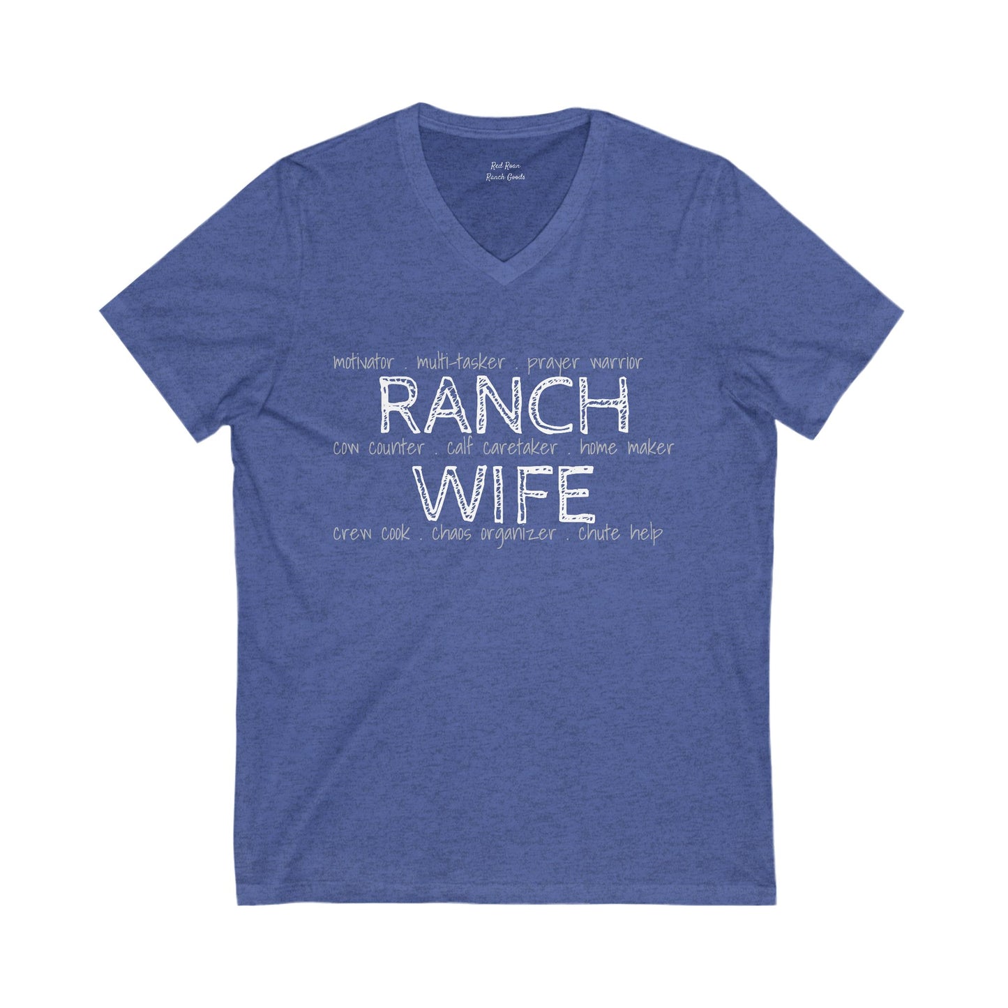 Ranch Wife V-Neck T-Shirt - Free Shipping