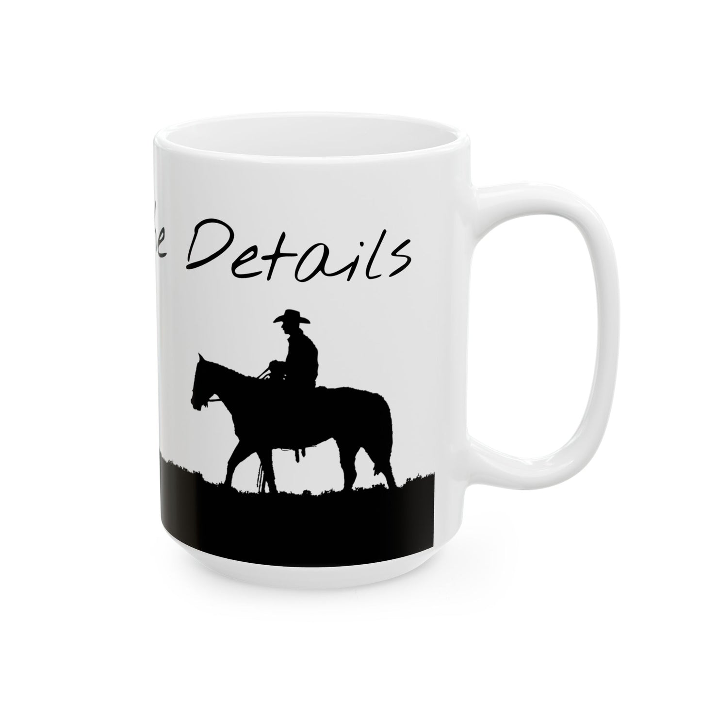 GOD is in the Details Ceramic Mug, (11oz, 15oz) - Free Shipping