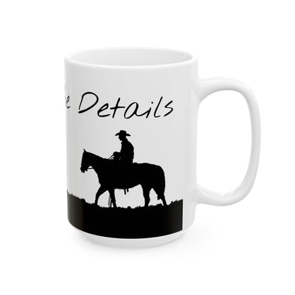 GOD is in the Details Ceramic Mug, (11oz, 15oz) - Free Shipping