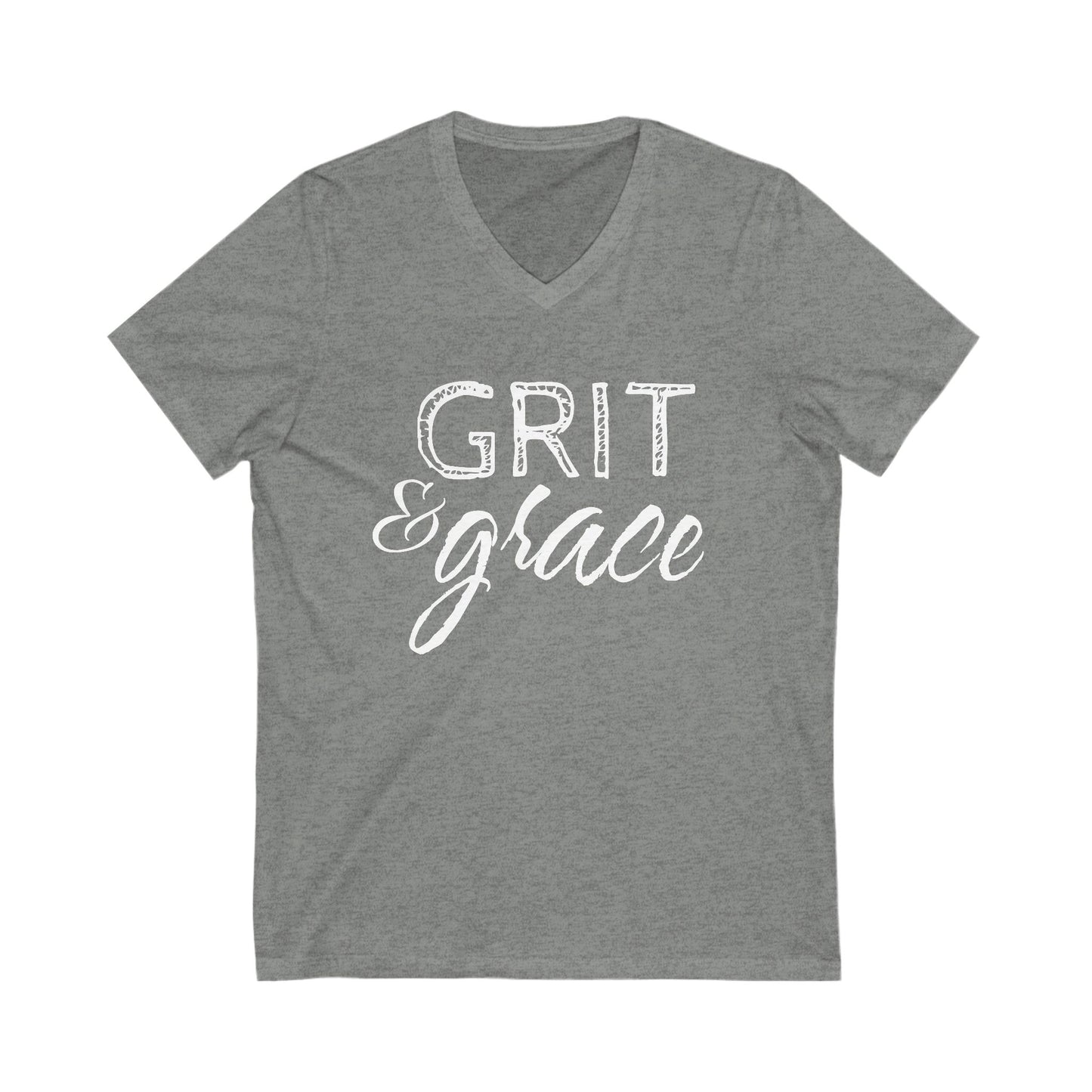 Grit & Grace V-Neck T-Shirt - Free Shipping