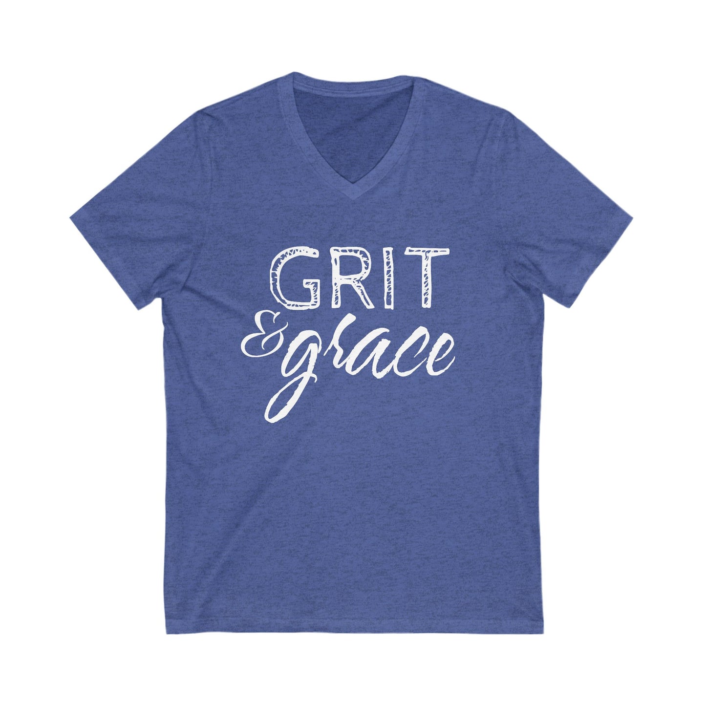 Grit & Grace V-Neck T-Shirt - Free Shipping