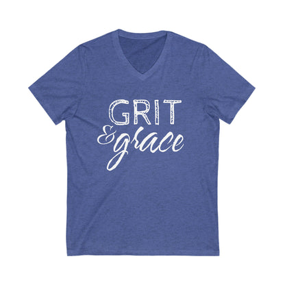 Grit & Grace V-Neck T-Shirt - Free Shipping