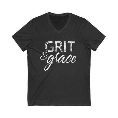 Grit & Grace V-Neck T-Shirt - Free Shipping