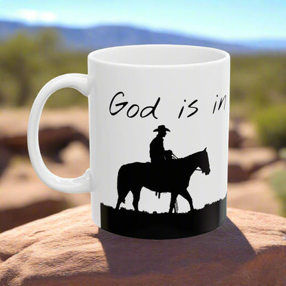 GOD is in the Details Ceramic Mug, (11oz, 15oz) - Free Shipping