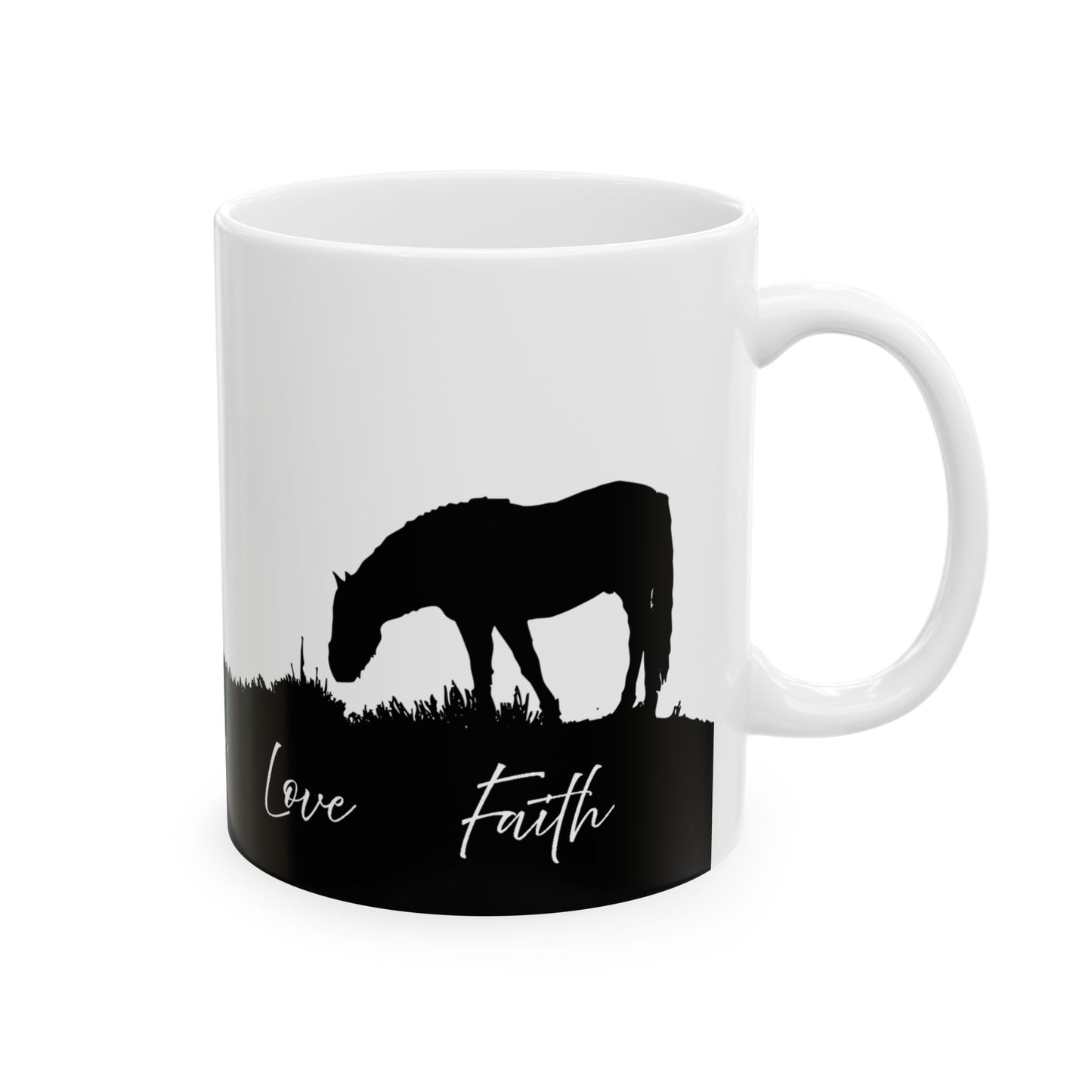Western Horse Ceramic Mug, (11oz, 15oz) - Free Shipping