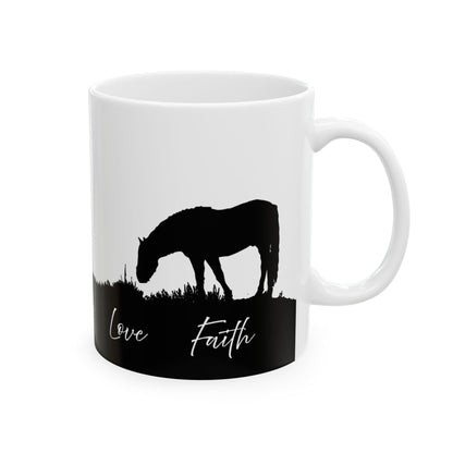 Western Horse Ceramic Mug, (11oz, 15oz) - Free Shipping