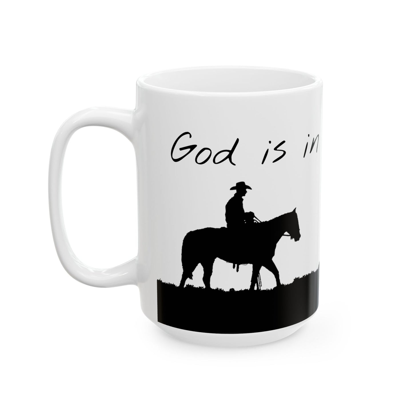 GOD is in the Details Ceramic Mug, (11oz, 15oz) - Free Shipping