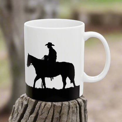 Cowboy Coffee Mug (11oz, 15oz) "Ridge Rider" - Free Shipping
