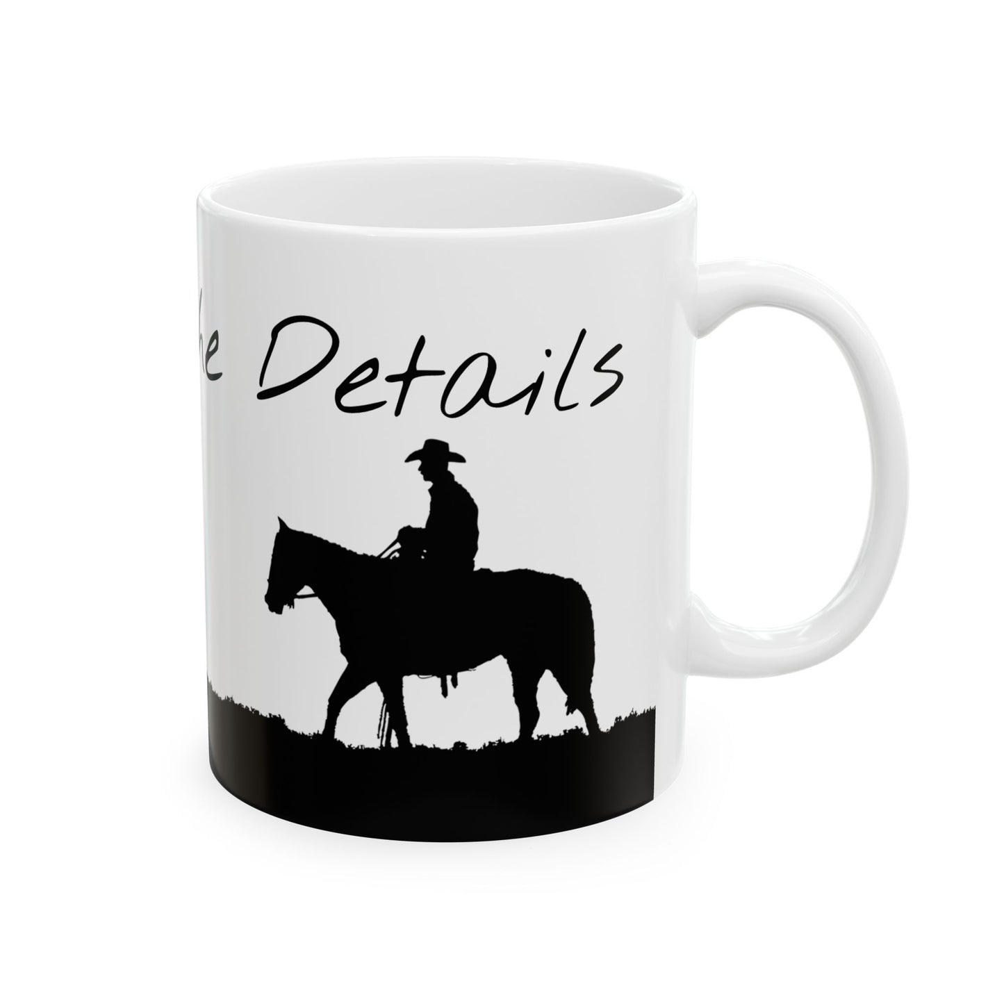 GOD is in the Details Ceramic Mug, (11oz, 15oz) - Free Shipping