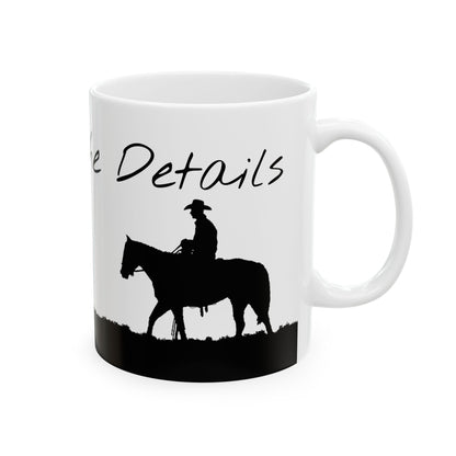 GOD is in the Details Ceramic Mug, (11oz, 15oz) - Free Shipping