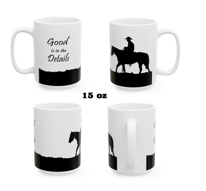 Cowboy Coffee Mug (11oz, 15oz) "Ridge Rider" - Free Shipping