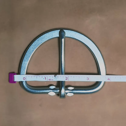 Low/Flat Dee Ring Cinch Buckle 4" * Discontinued*